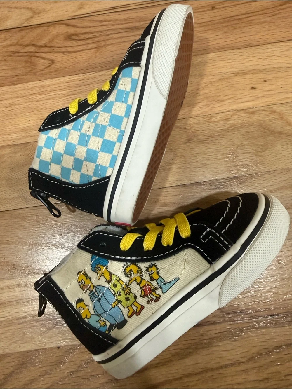 The Simpsons Vans Sk8-Hi Zip